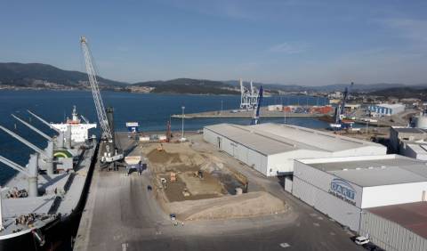 O TSXG avala a legalidade dos recheos do porto de Marín
